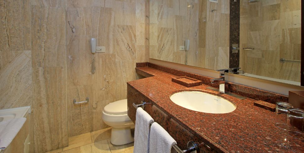 Baño mármol